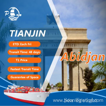 Sea Freight From Tianjin To Abidjan